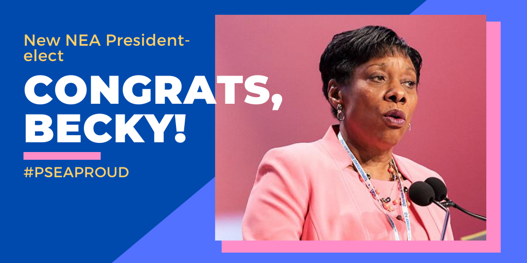 New NEA President-elect Becky Pringle